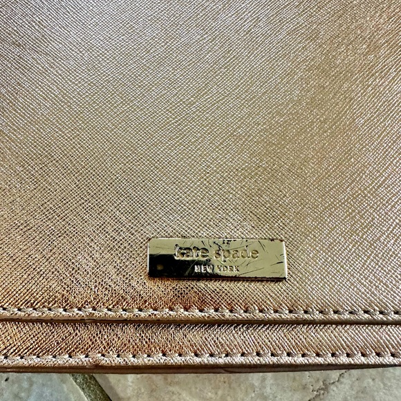 Pink Sheen Kate Spade Crossbody Purse and Wallet Duo - Picture 9 of 10